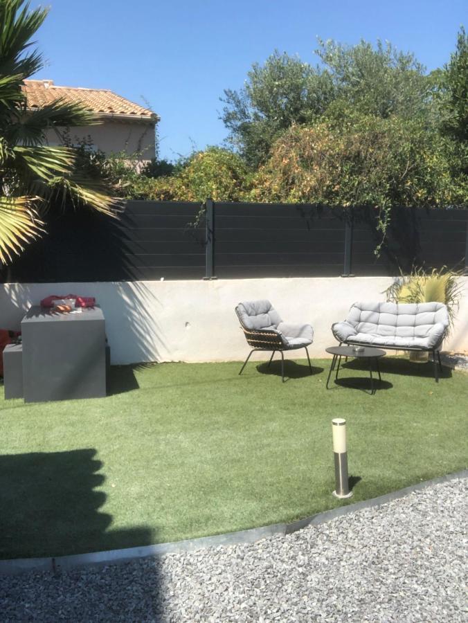 Charmant Studio Dans Villa - Parking - Jardin La Seyne-sur-Mer Eksteriør bilde